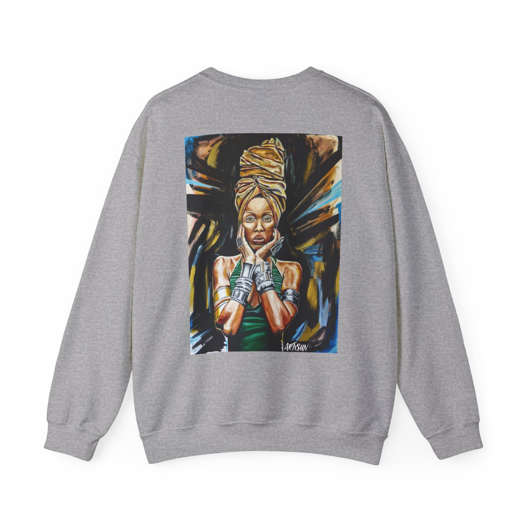 Erykah Badu Sweatshirt with Art on Back