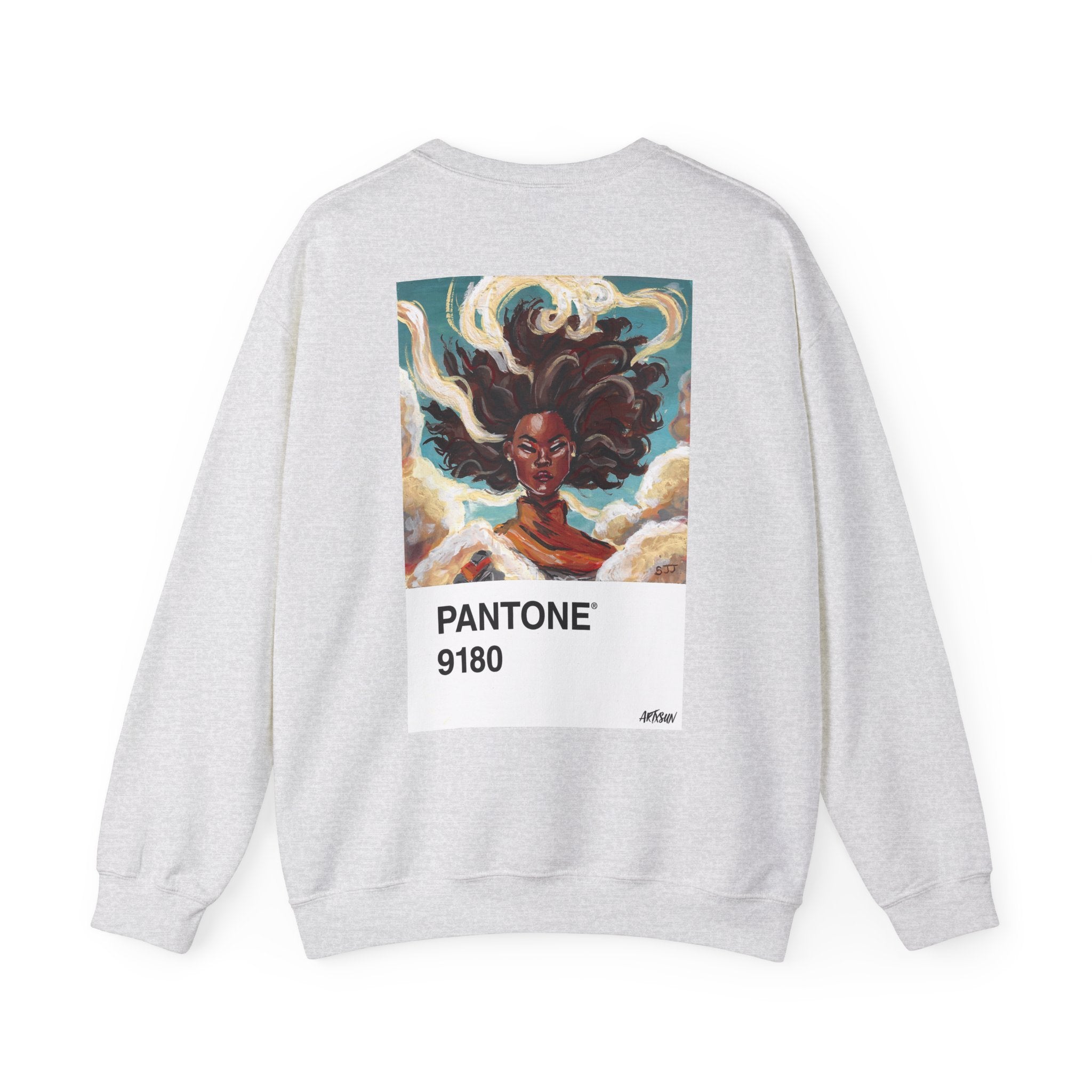 Pantone 3 Air Sweatshirt with Art on Back