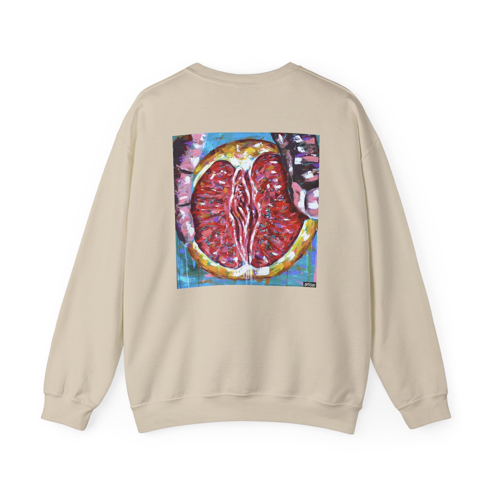 Ripe Essence Sweatshirt with Art on Back