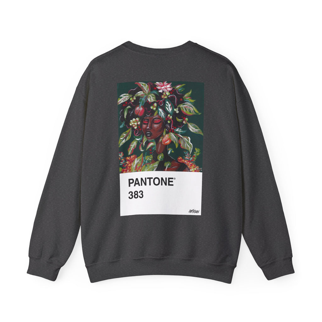 Pantone 2 Earth Sweatshirt with Art on Back