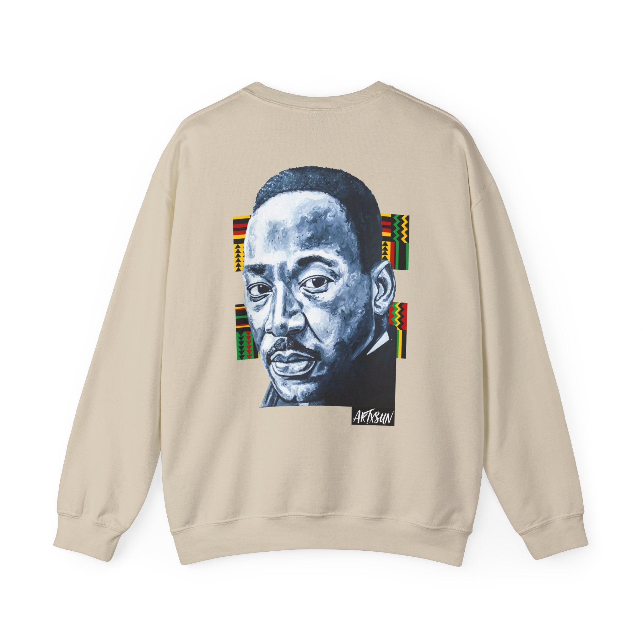 MLK Sweatshirt with Art on Back