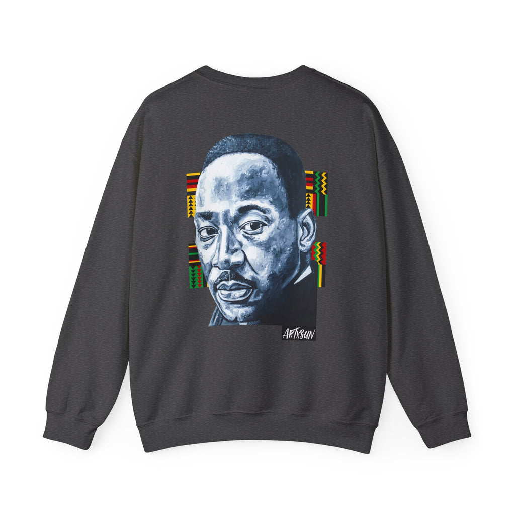 MLK Sweatshirt with Art on Back