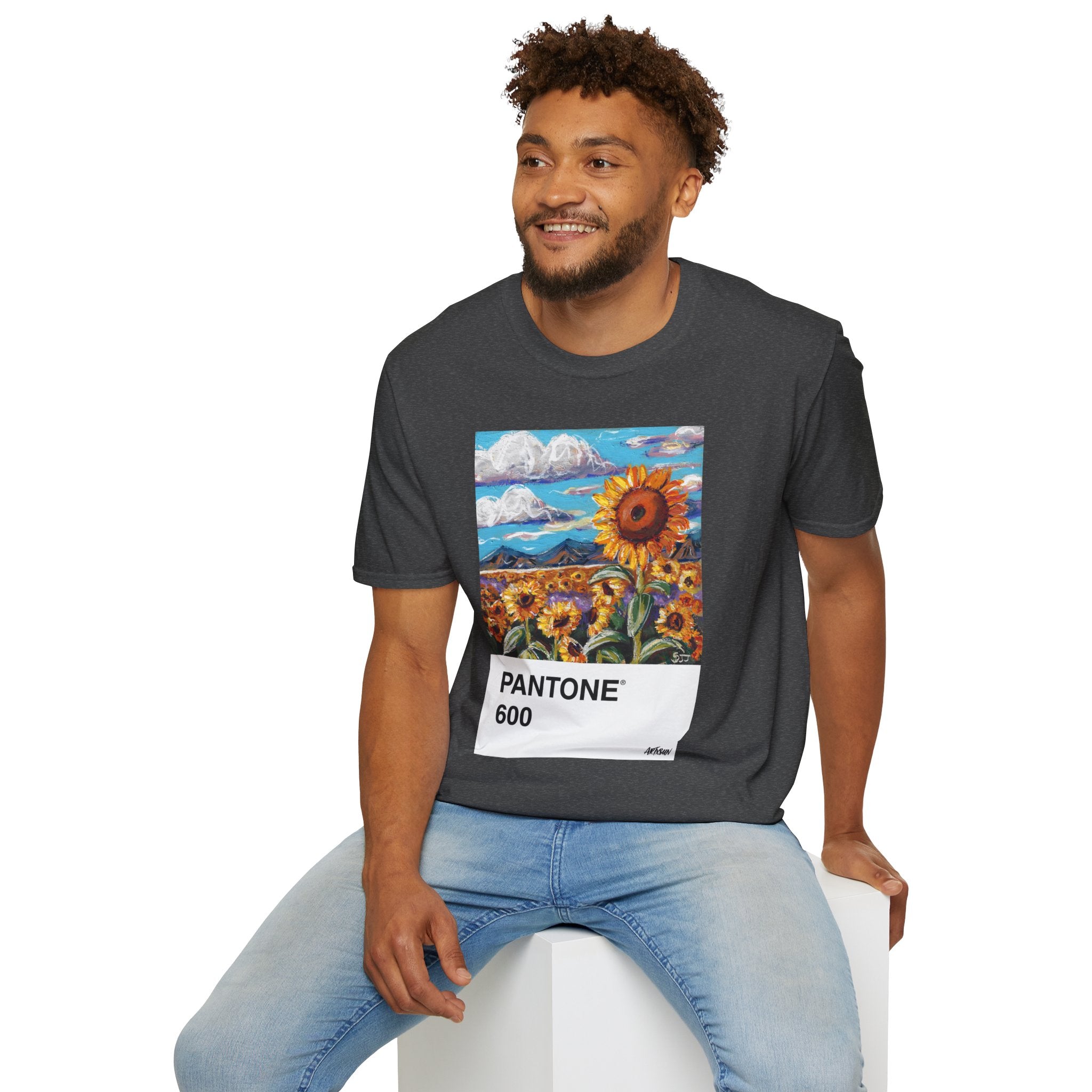 Pantone 14 Sunflower Field Short Sleeve Shirt