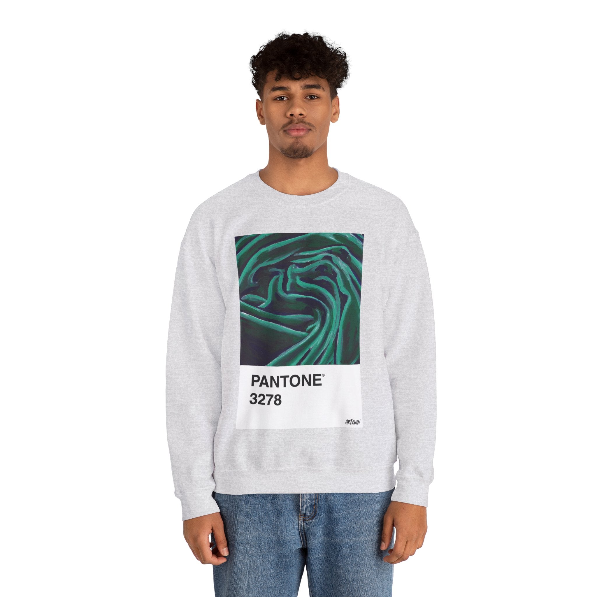 Pantone 19 Green Fabric Sweatshirt