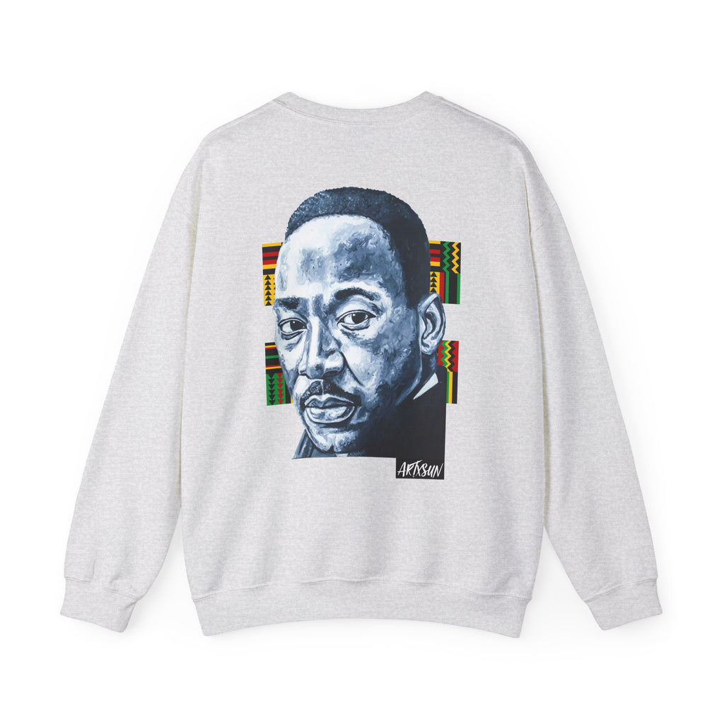 MLK Sweatshirt with Art on Back