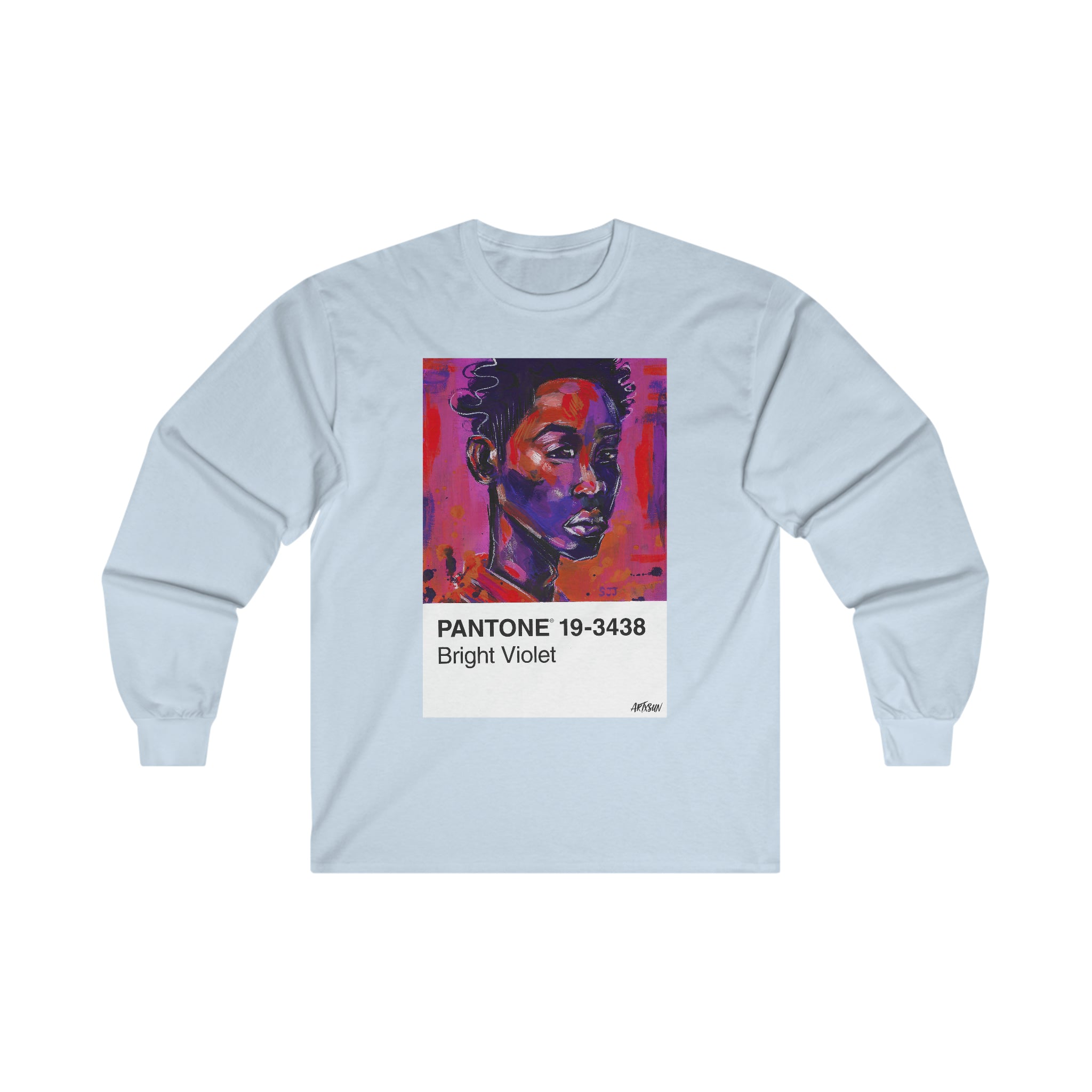 Pantone 11 Magenta Man Long Sleeve Shirt