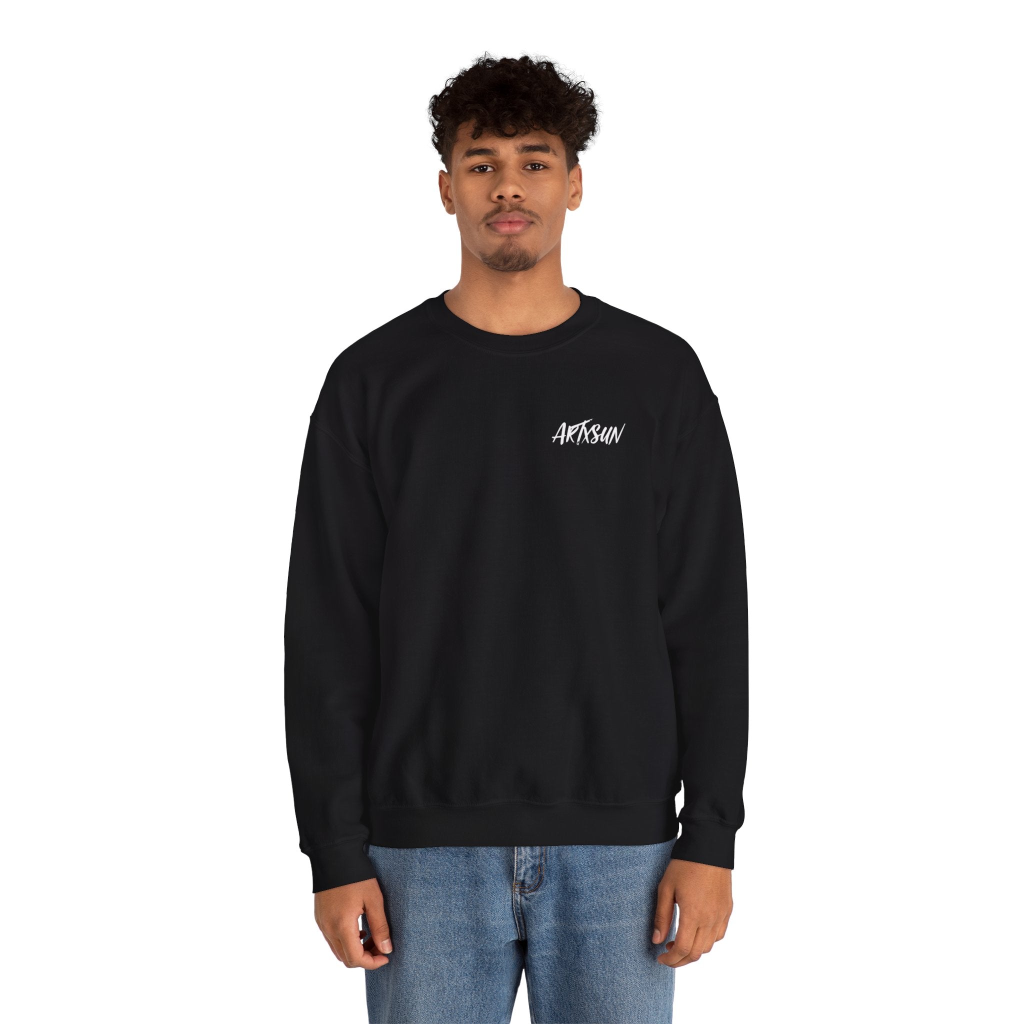 Pantone 4 Fire Sweatshirt with Art on Back