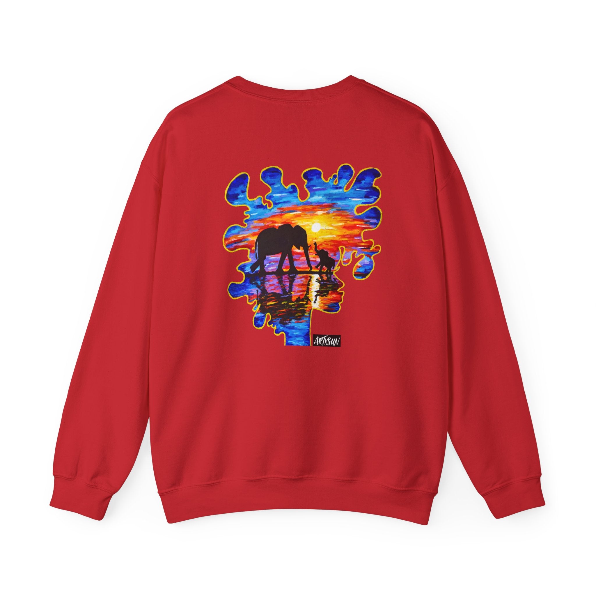 Thoughts of Homeland Sweatshirt with Art on Back