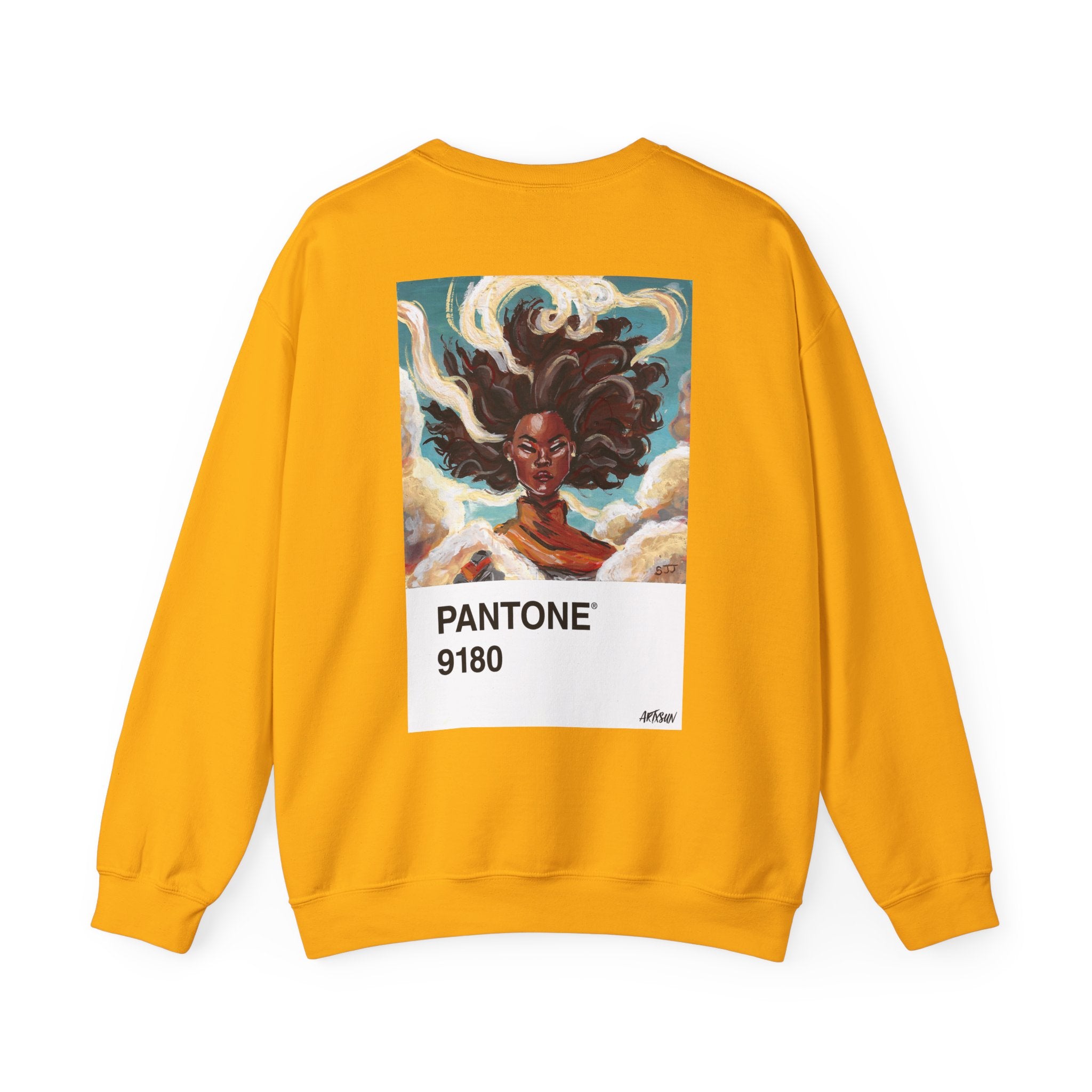 Pantone 3 Air Sweatshirt with Art on Back