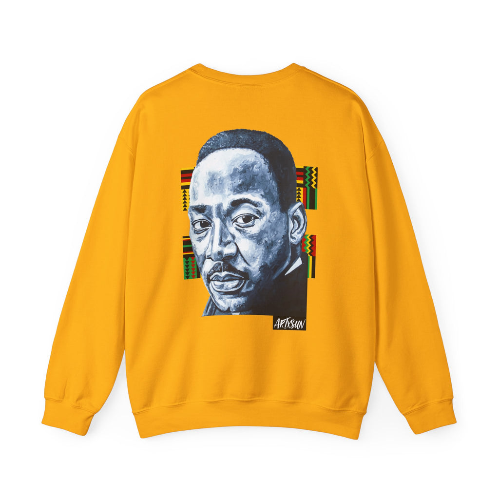 MLK Sweatshirt with Art on Back