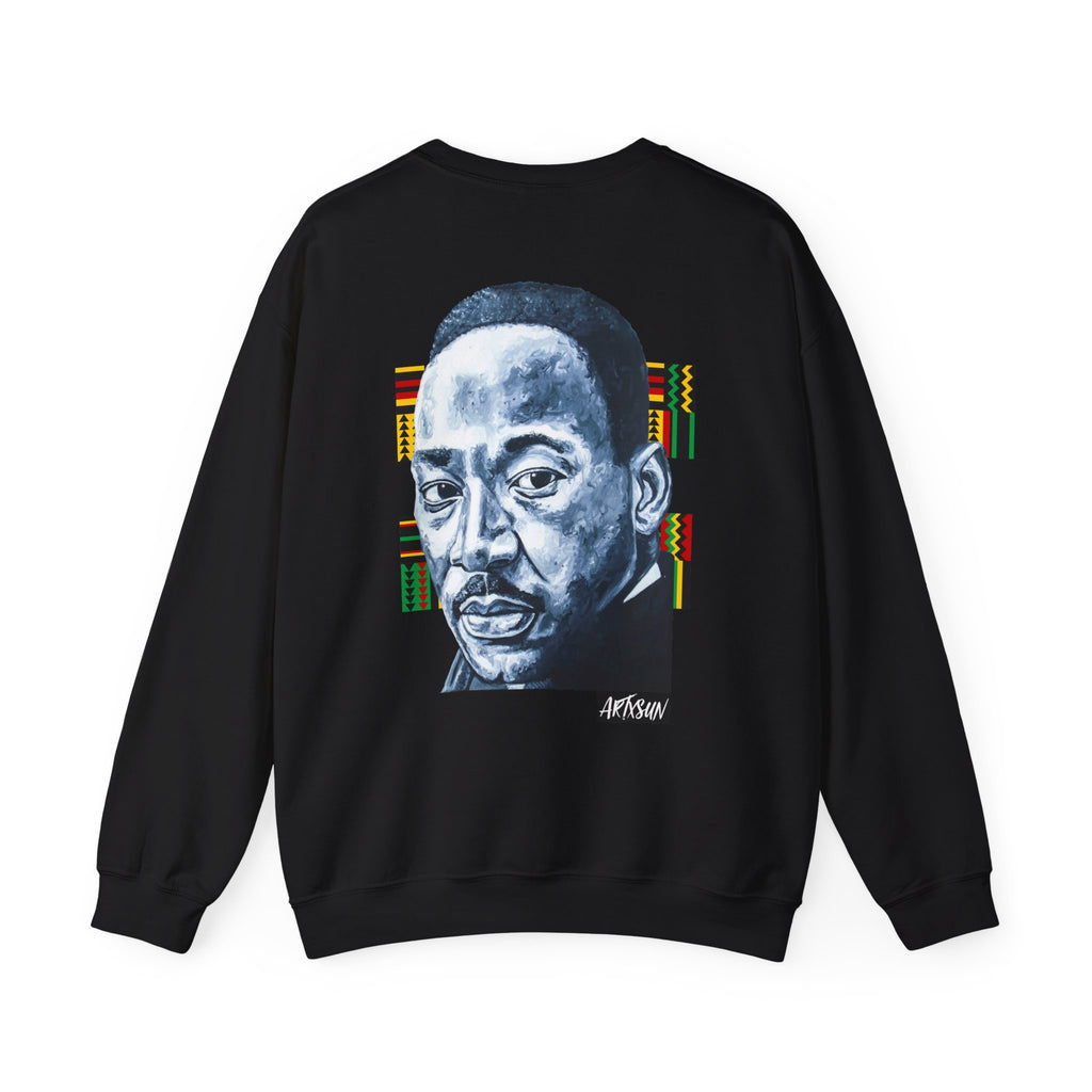 MLK Sweatshirt with Art on Back