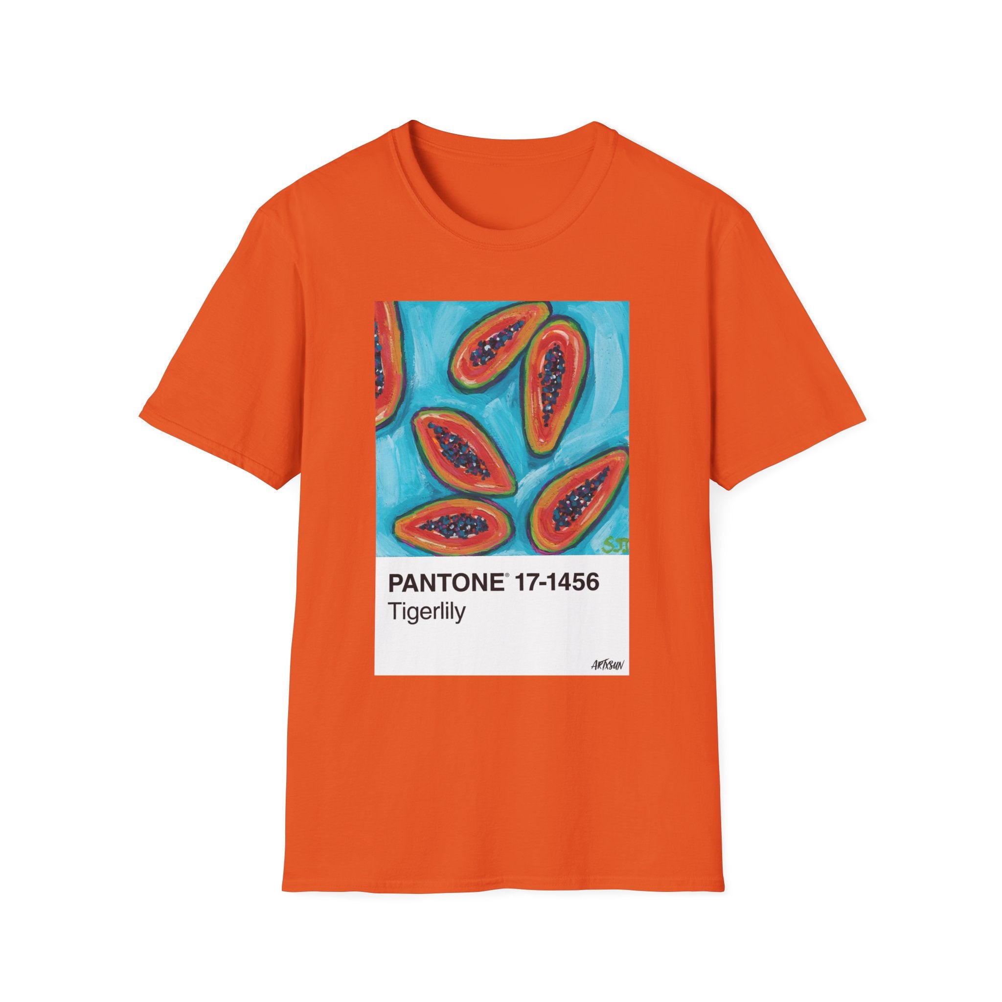 Pantone 16 Papayas Short Sleeve Shirt