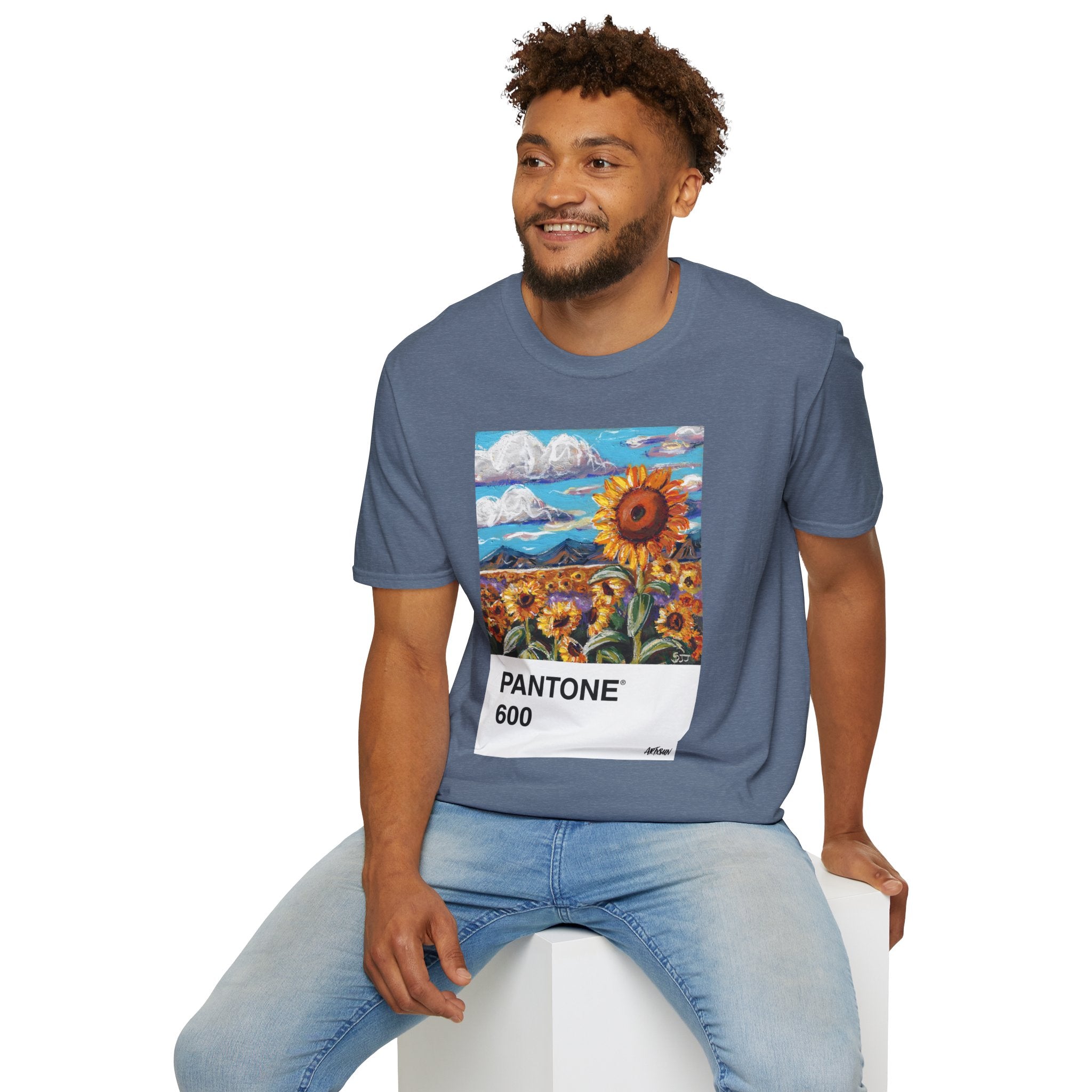 Pantone 14 Sunflower Field Short Sleeve Shirt