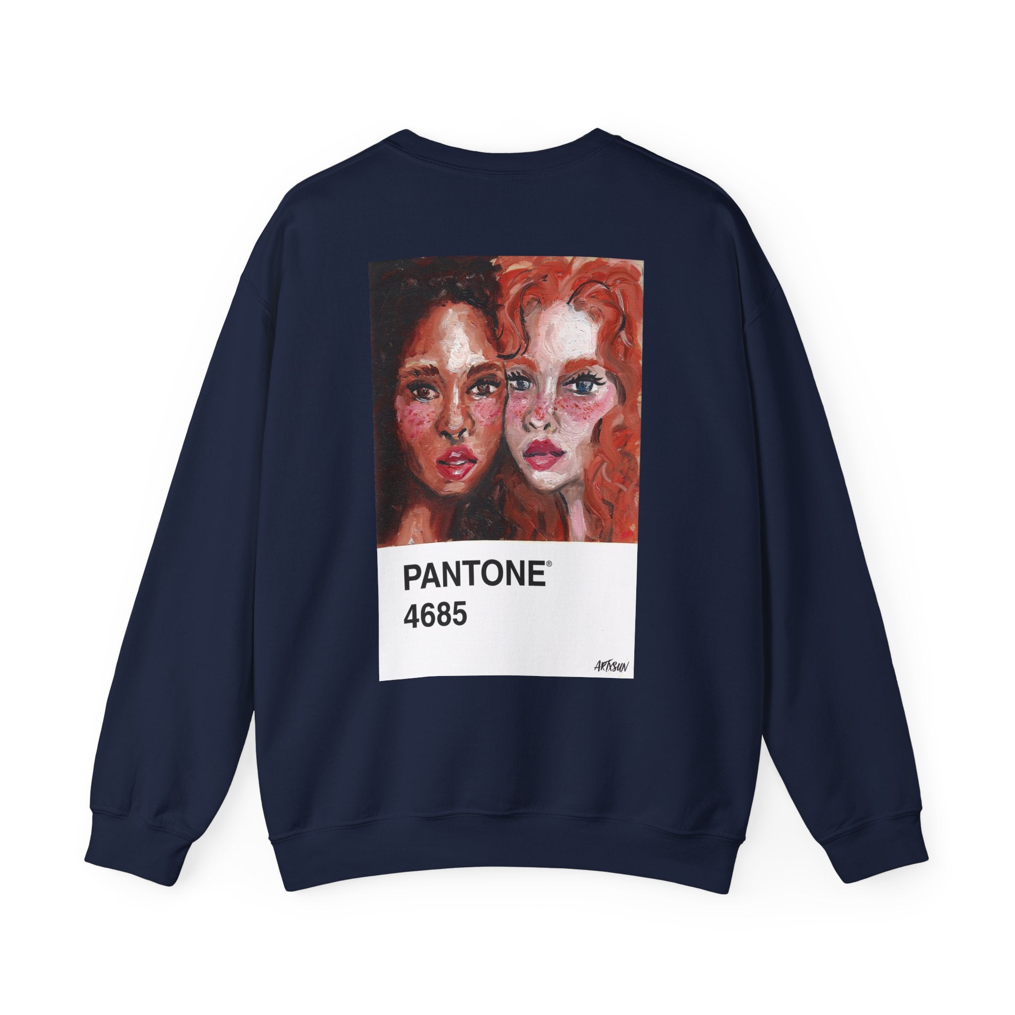 Pantone 8 Unity Sweatshirt with Art on Back