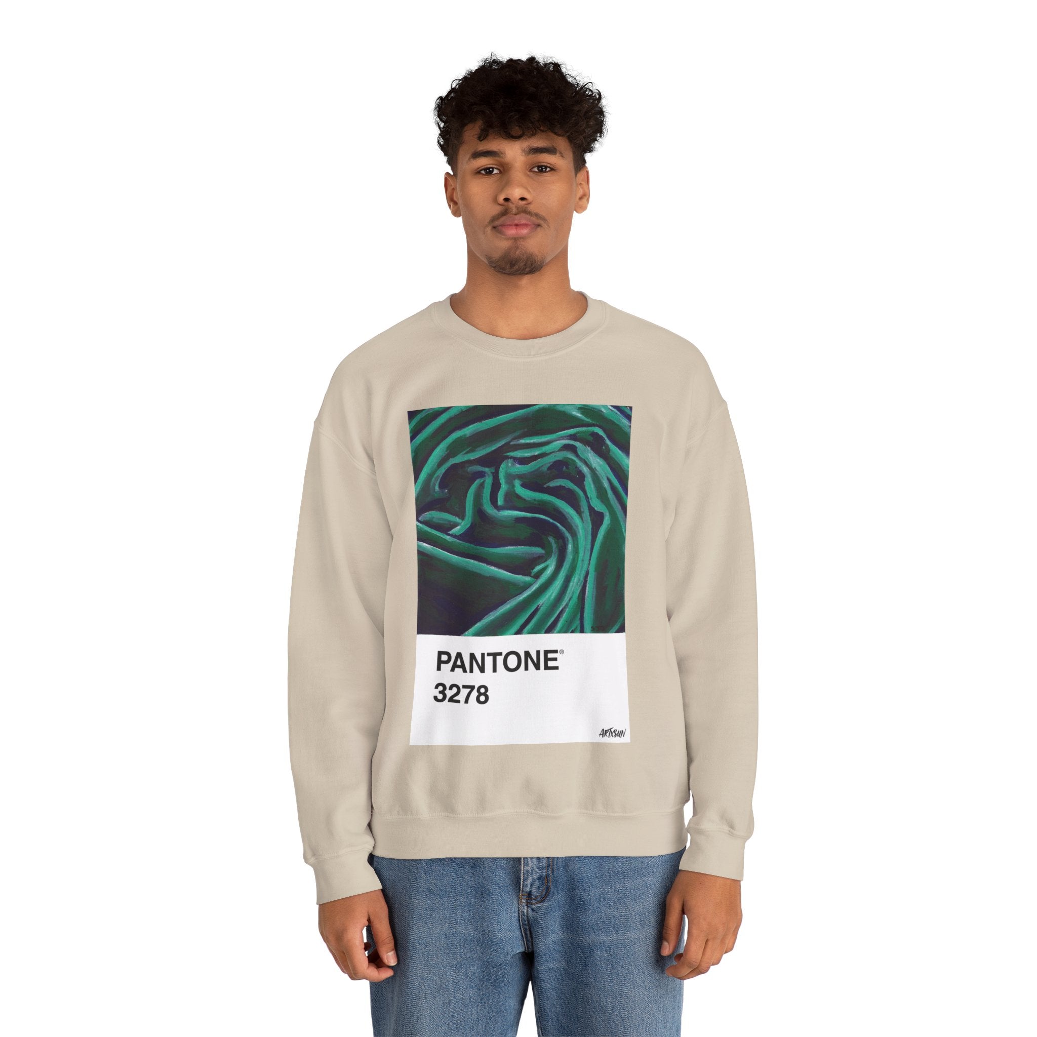 Pantone 19 Green Fabric Sweatshirt