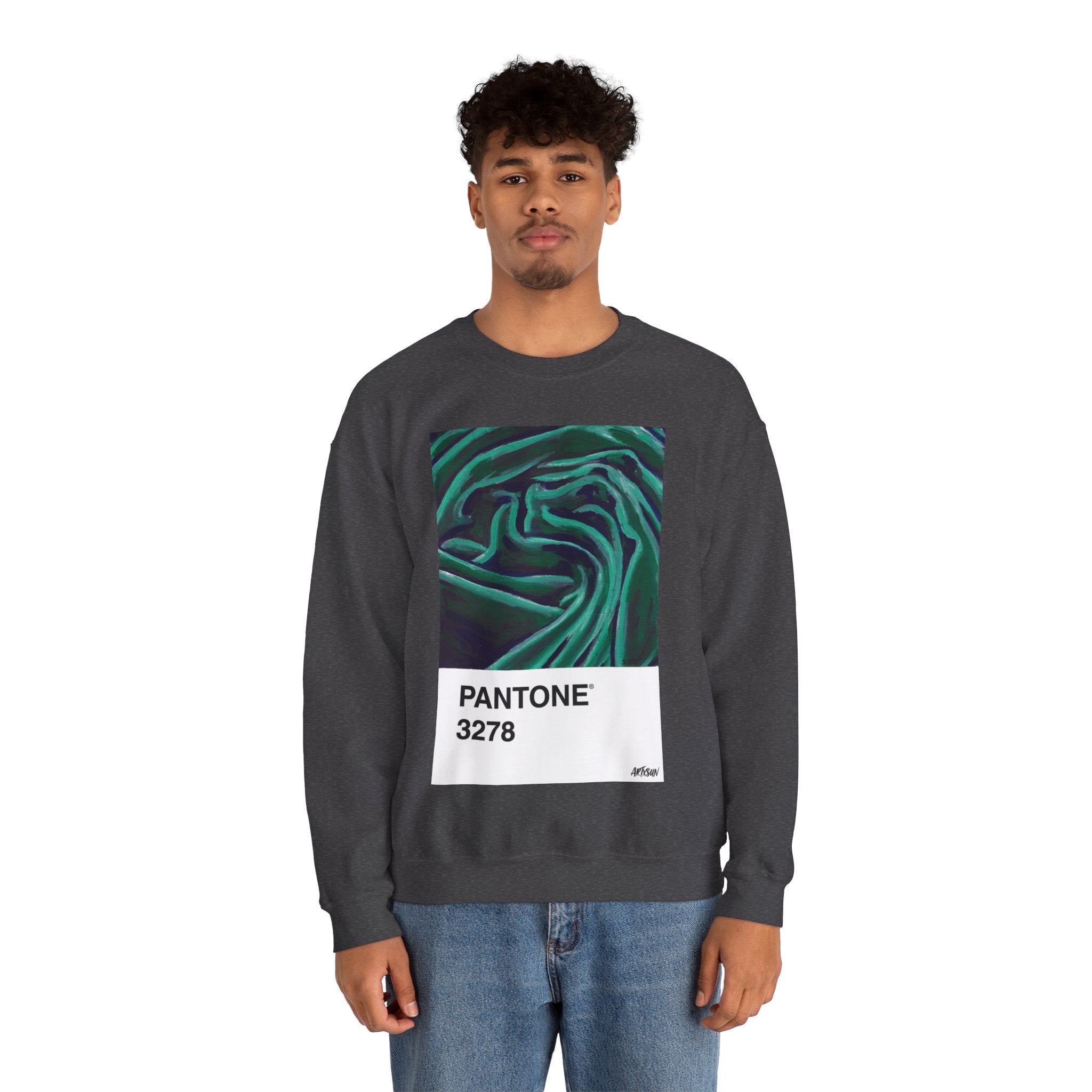 Pantone 19 Green Fabric Sweatshirt