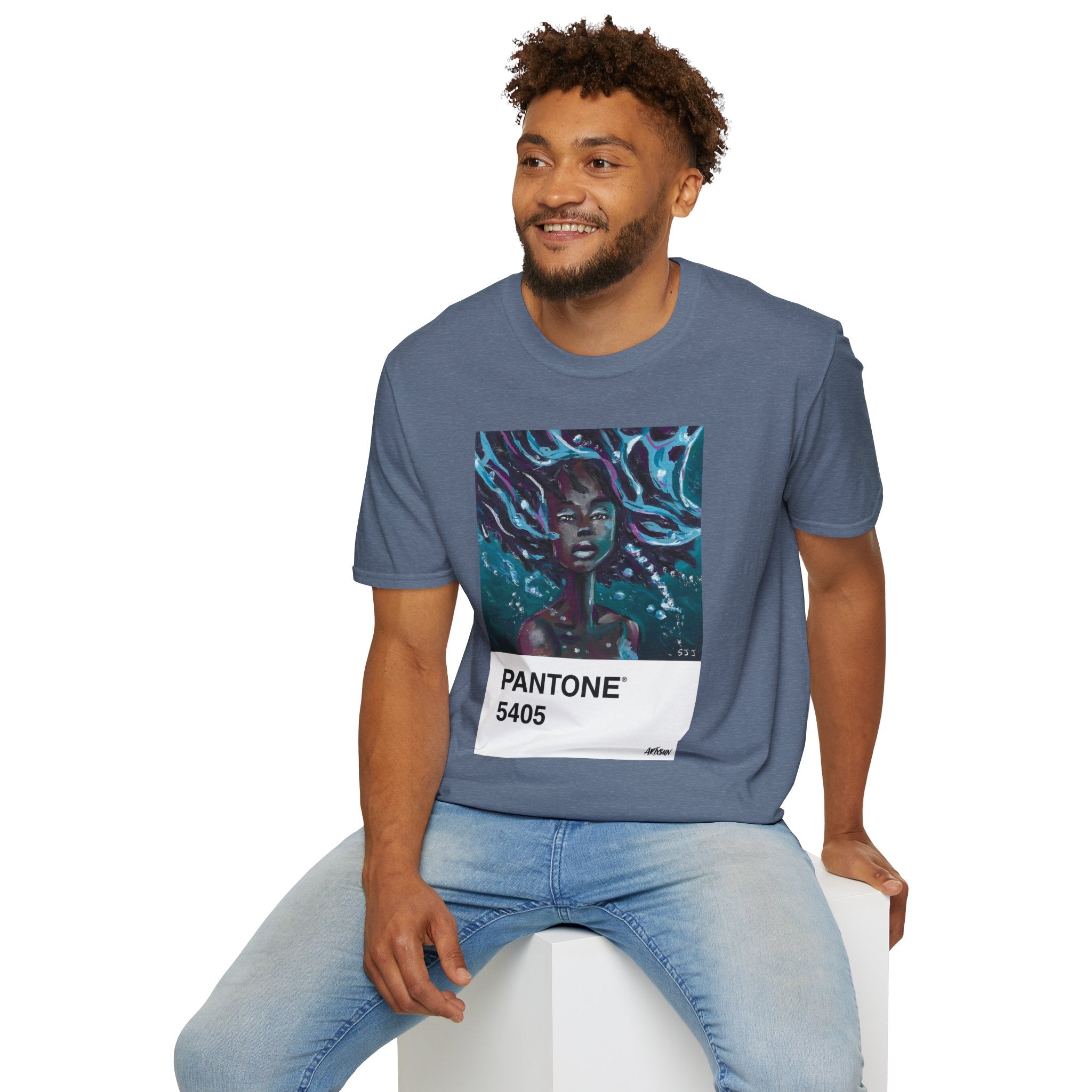 Pantone 1 Water Short Sleeve Shirt