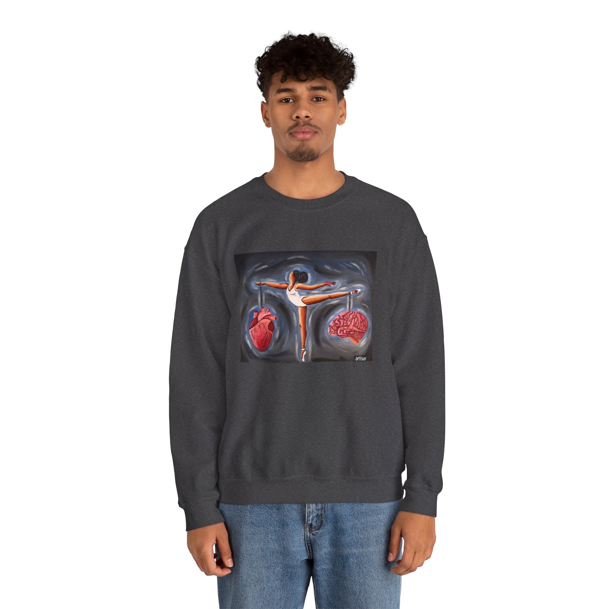 Heart vs Brain Sweatshirt