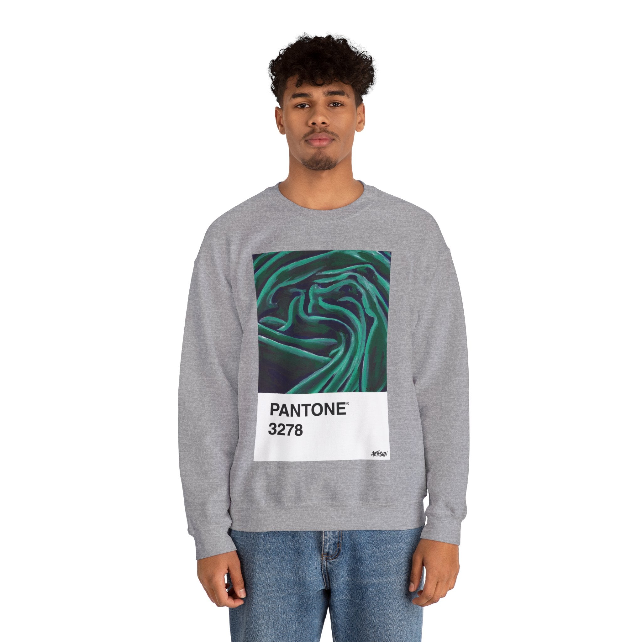 Pantone 19 Green Fabric Sweatshirt