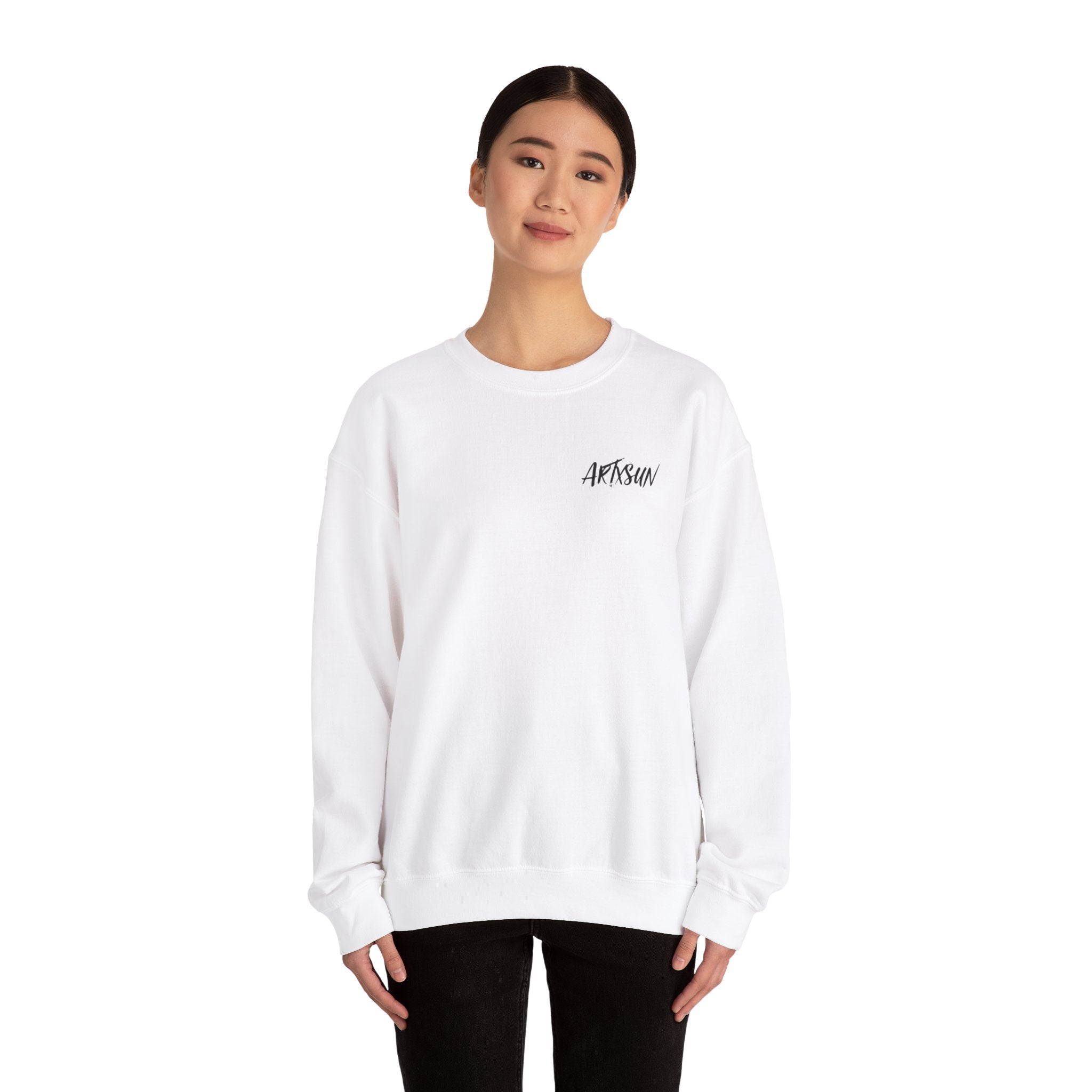 Pantone 20 Mahogany Sweatshirt with Art on Back