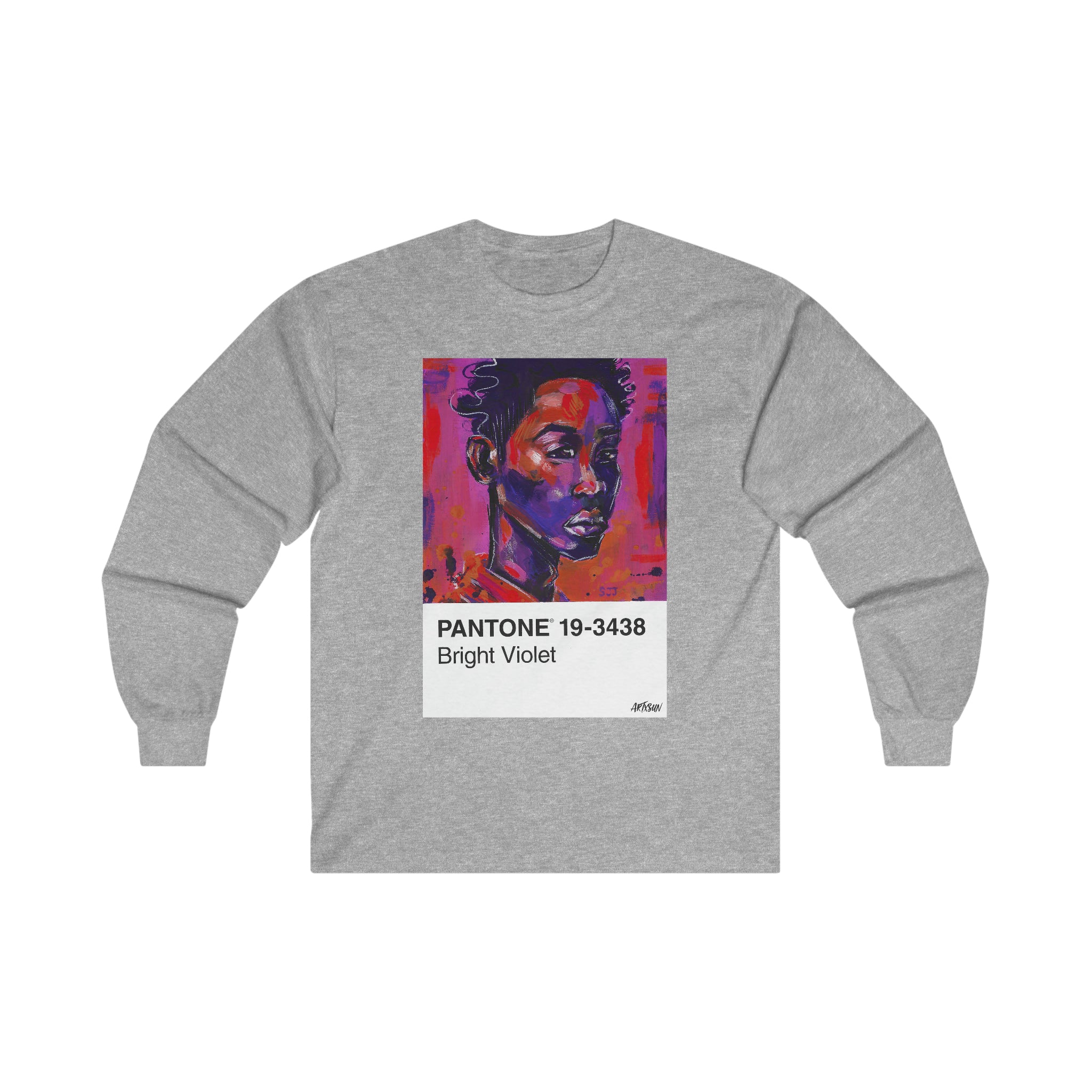 Pantone 11 Magenta Man Long Sleeve Shirt