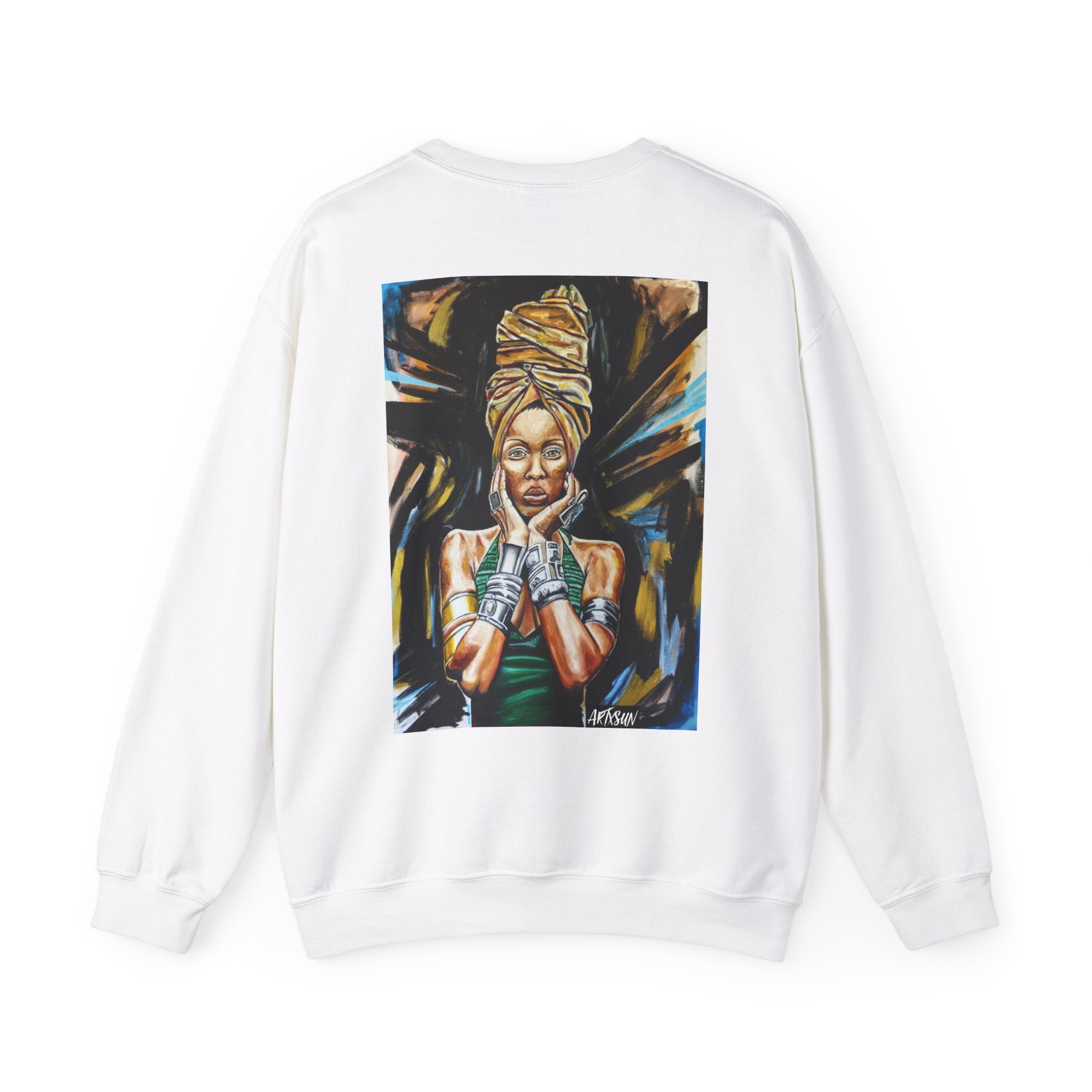 Erykah Badu Sweatshirt with Art on Back