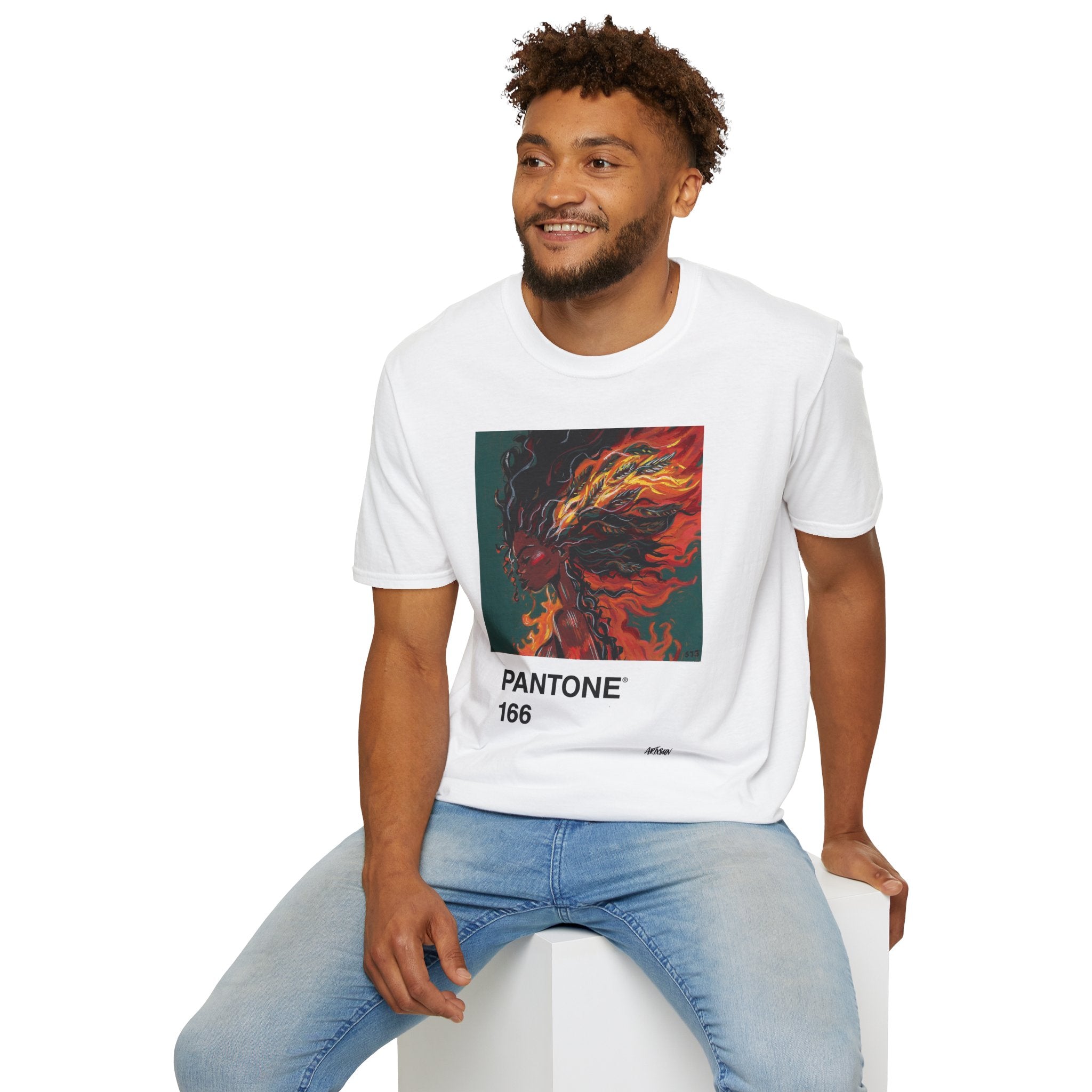 Pantone 4 Fire Short Sleeve Shirt