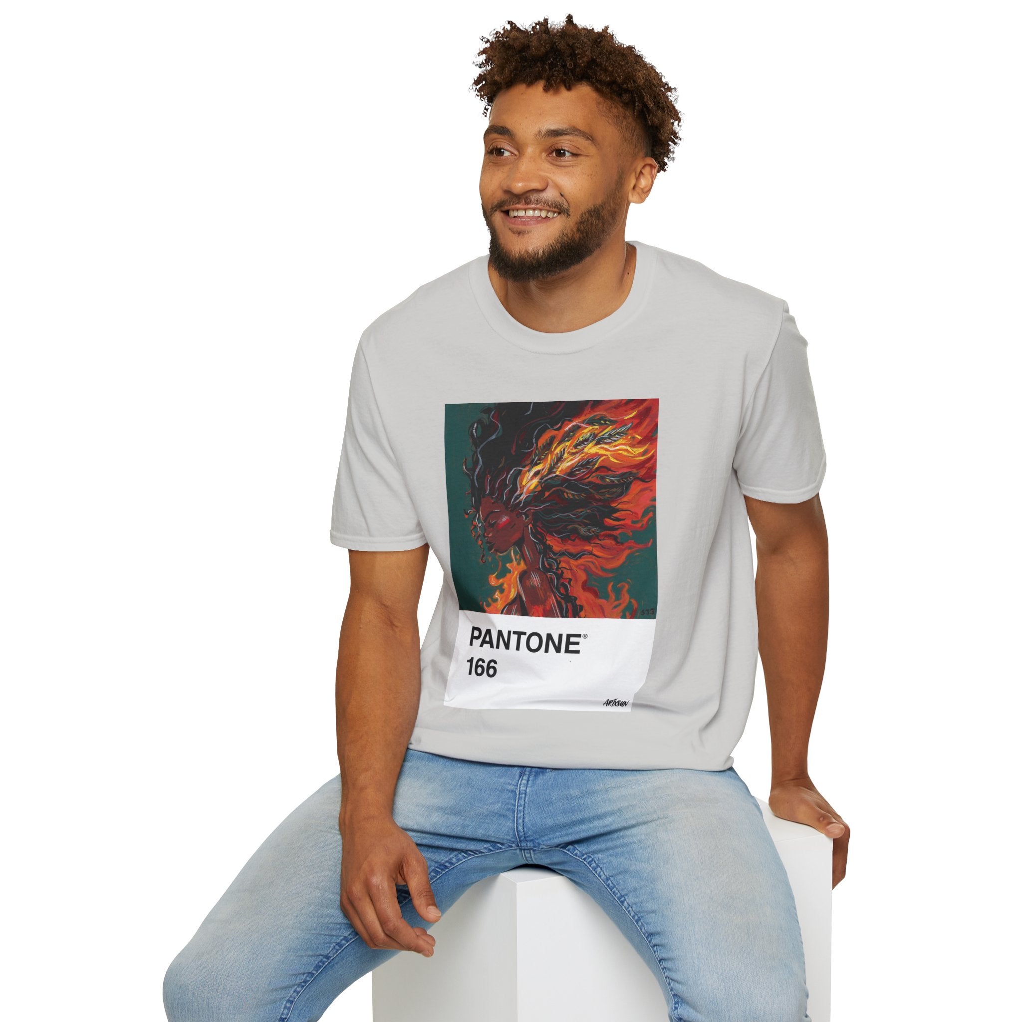 Pantone 4 Fire Short Sleeve Shirt