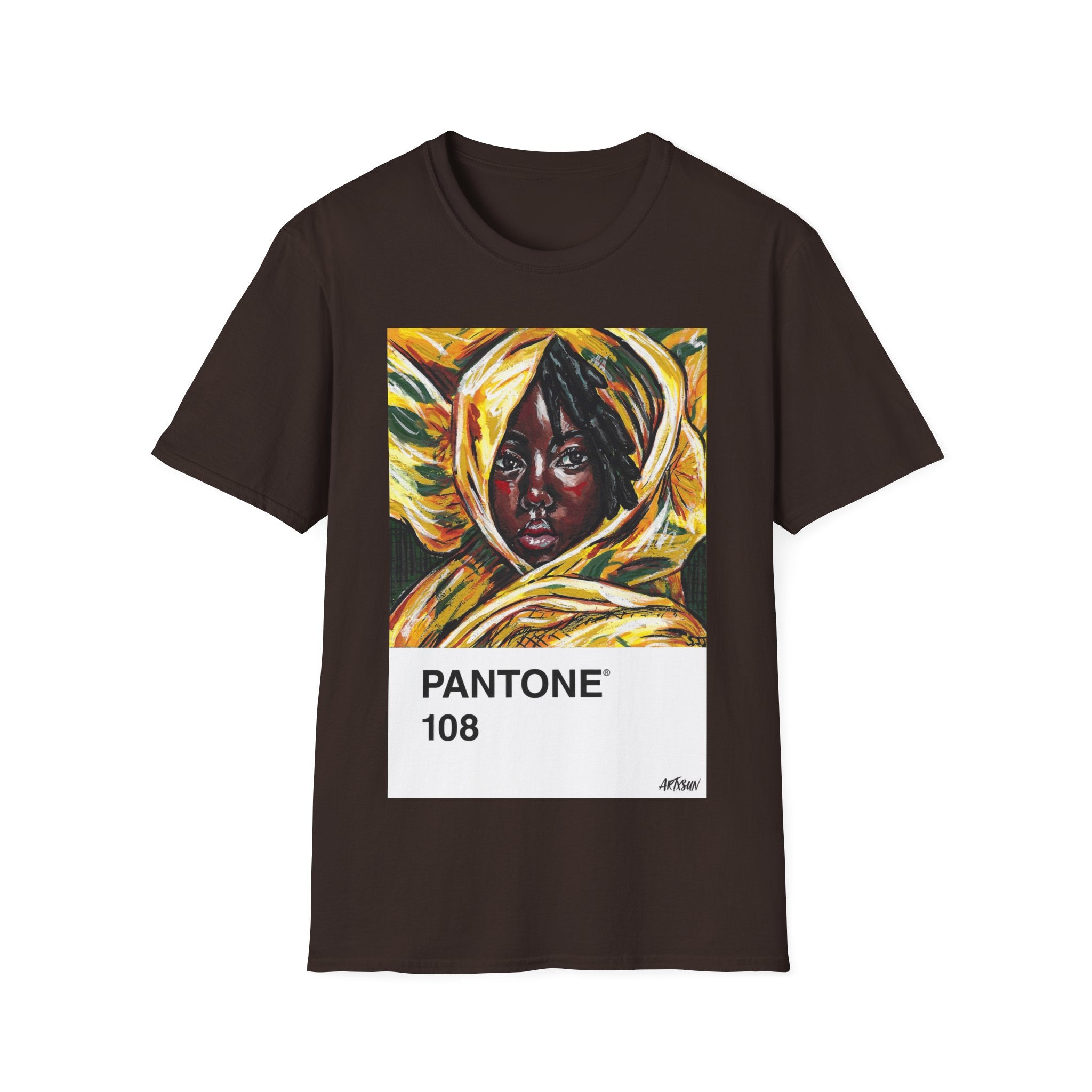 Pantone 9 Yellow Short Sleeve Shirt