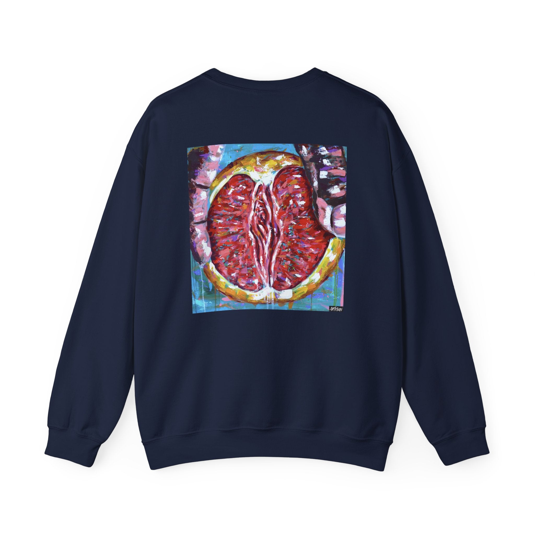 Ripe Essence Sweatshirt with Art on Back