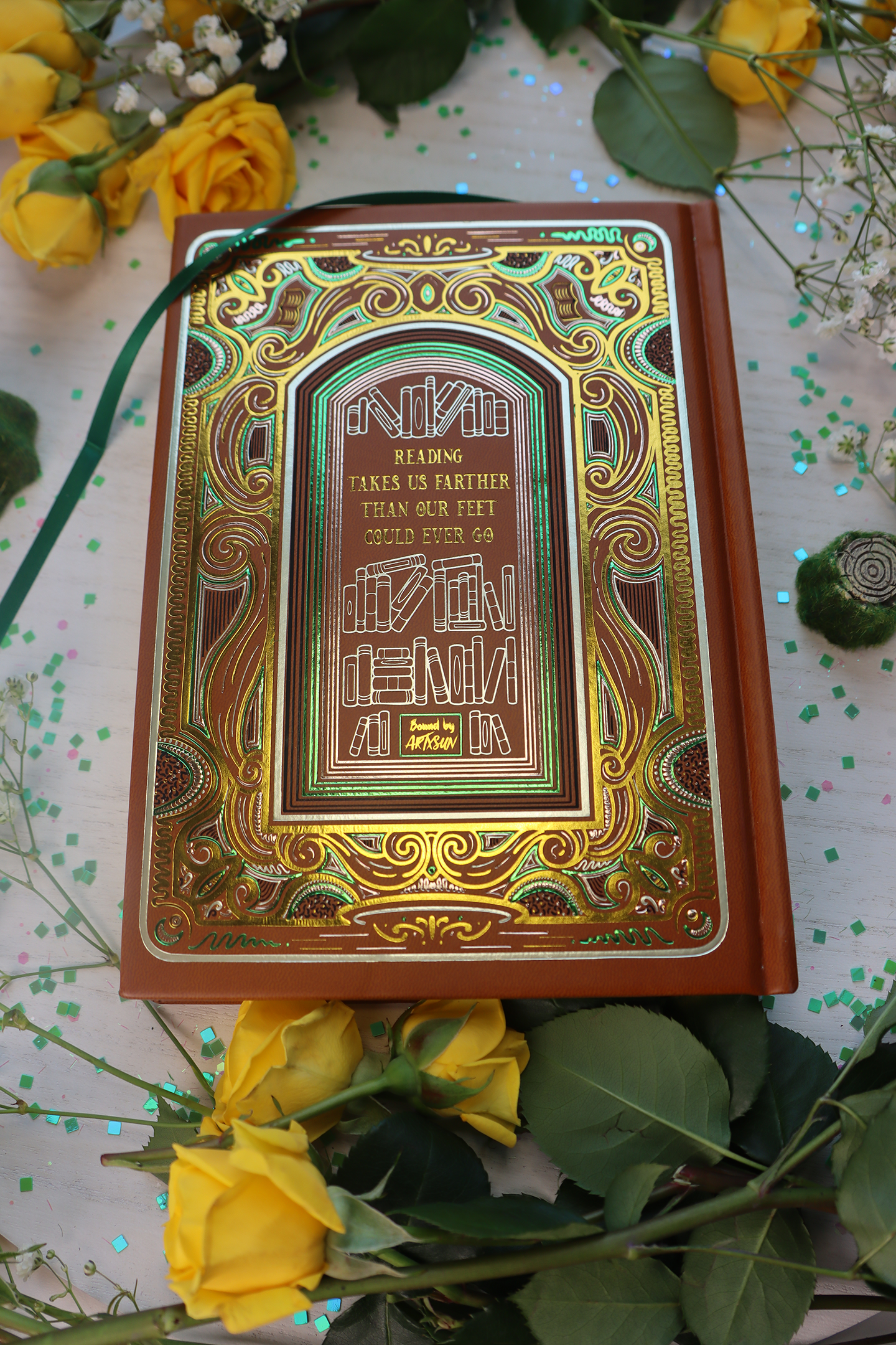 Cinnamon Brown Reading Journal