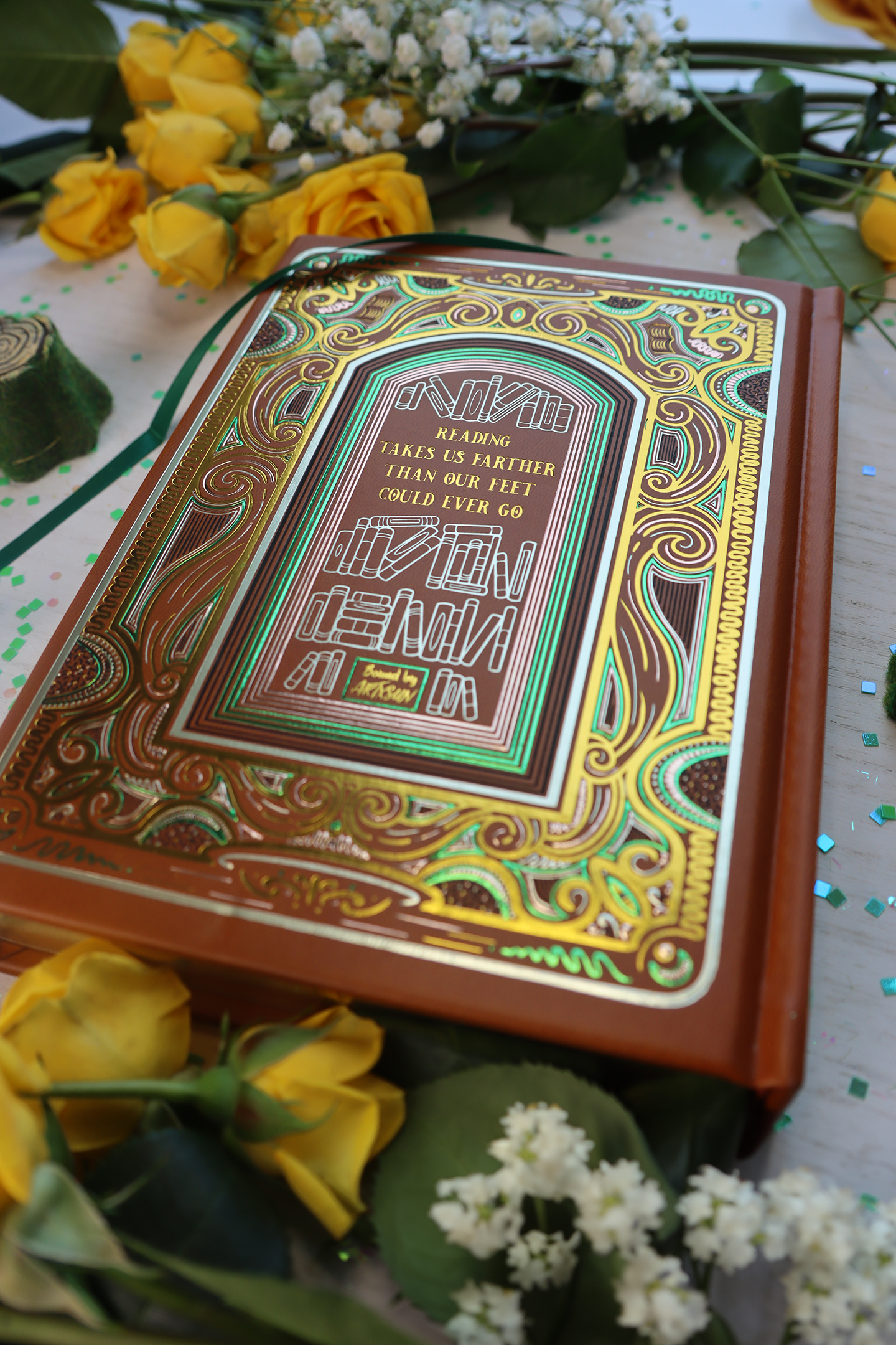 Cinnamon Brown Reading Journal