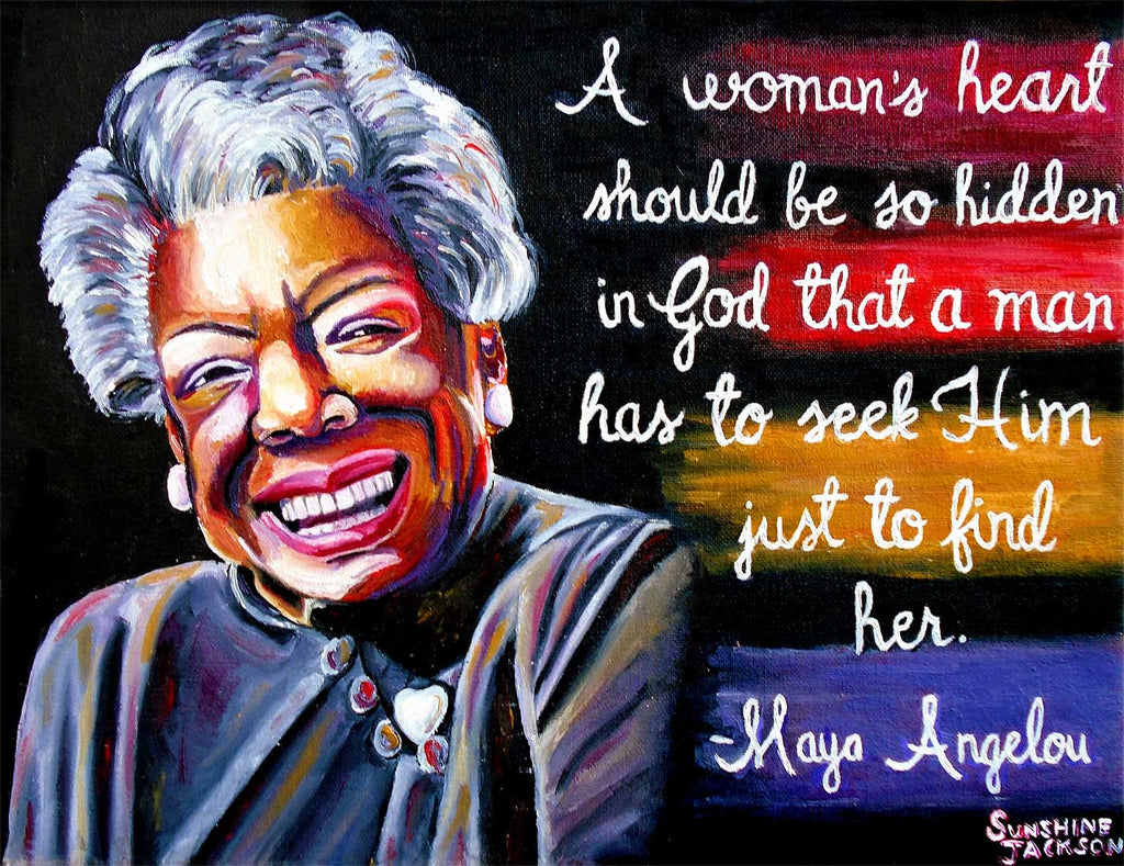 Maya Angelou Fine Art Print
