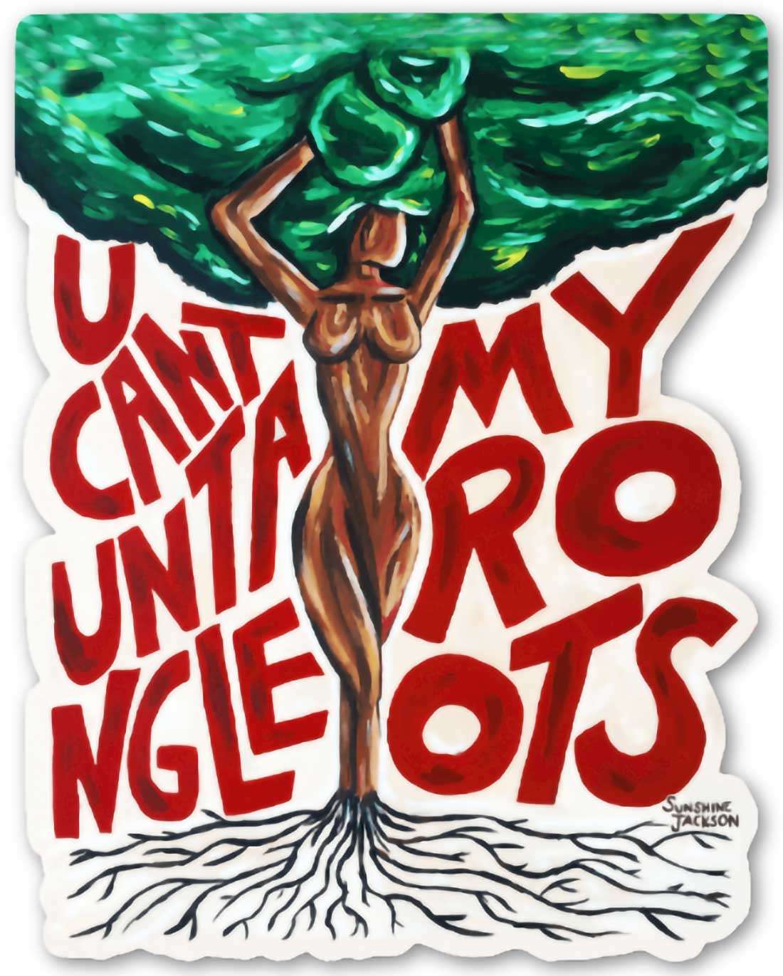 My Roots Sticker