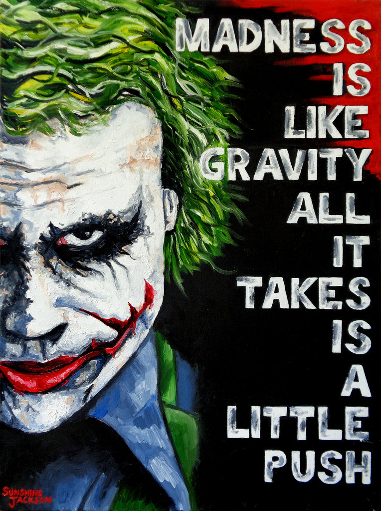 Joker Madness Canvas Print